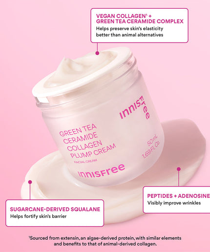 Green Tea Ceramide Collagen Plump Cream