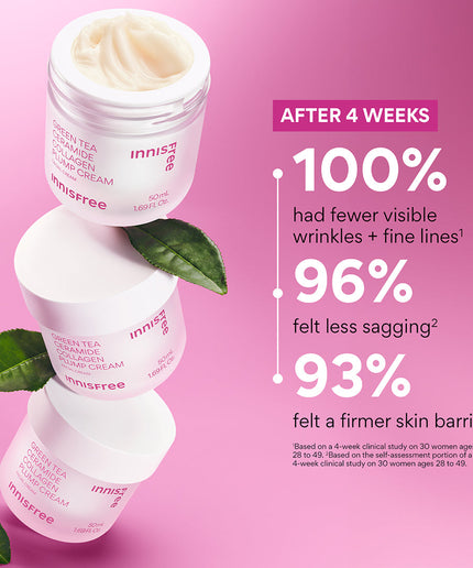 Green Tea Ceramide Collagen Plump Cream