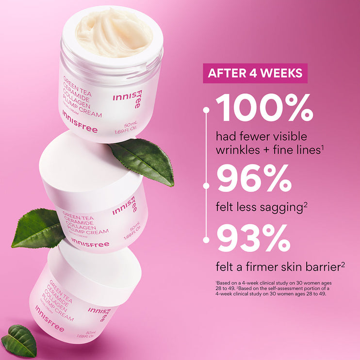 Green Tea Ceramide Collagen Plump Cream