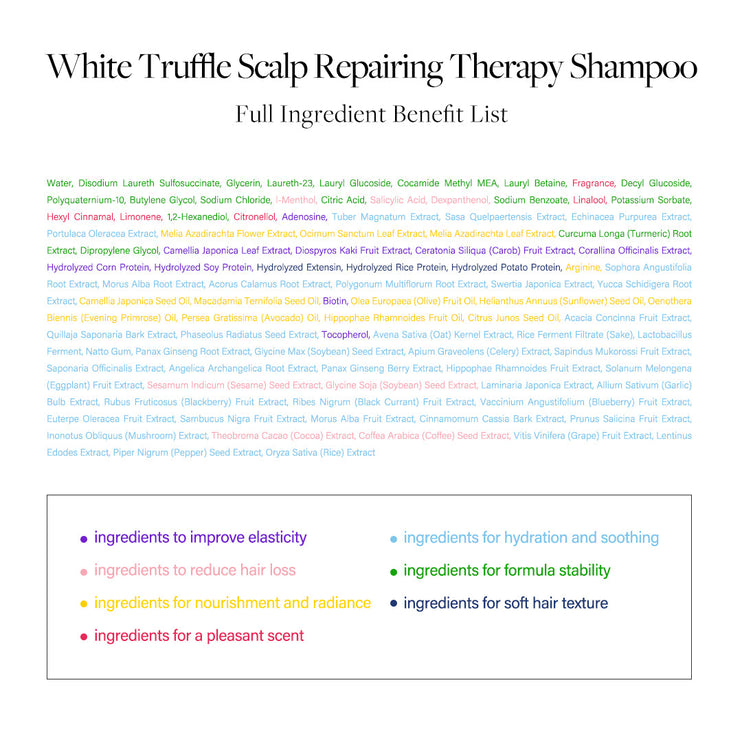 d'Alba Italian White Truffle Scalp Repairing Therapy Shampoo 275ml