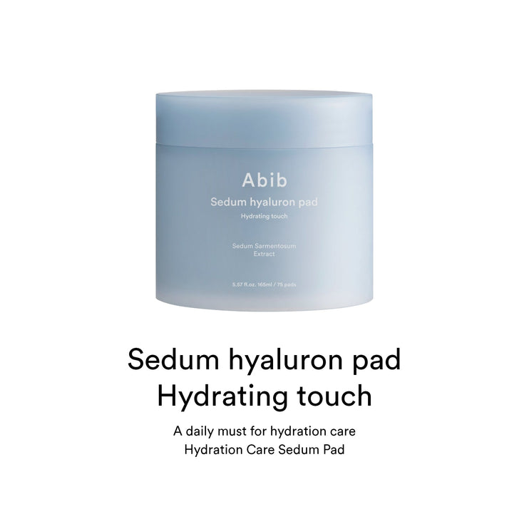 Abib Sedum Hyaluron Pad Hydrating touch 165ml (75 pads)