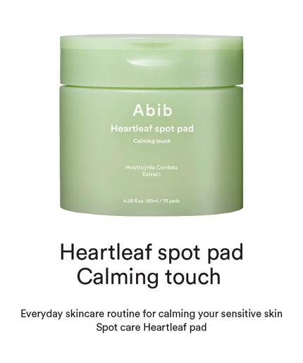 Abib Heartleaf Spot Pad Calming touch 150ml (80 pads)