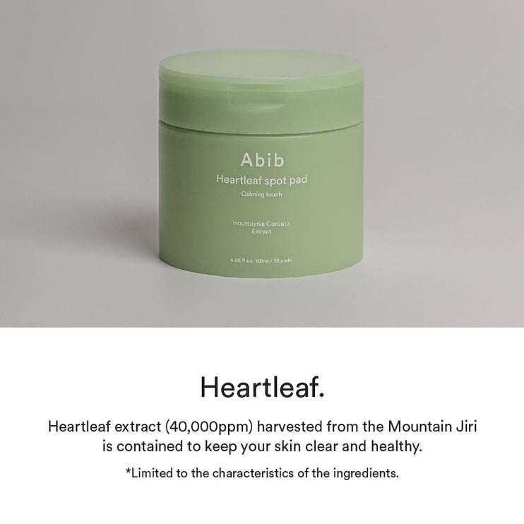 Abib Heartleaf Spot Pad Calming touch 150ml (80 pads)