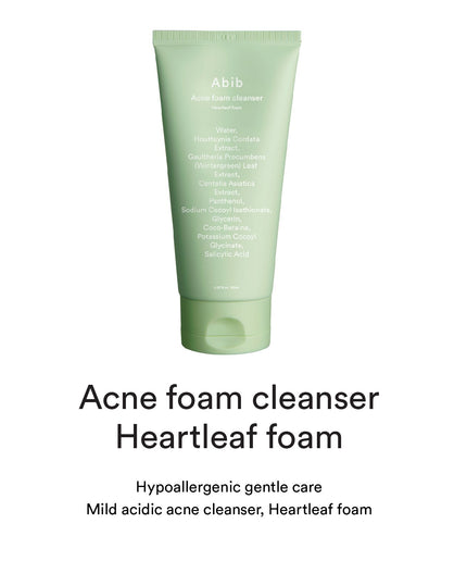 Abib Acne Foam Cleanser Heartleaf foam 150ml
