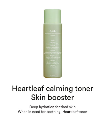 Abib Heartleaf Calming Toner Skin booster 200ml