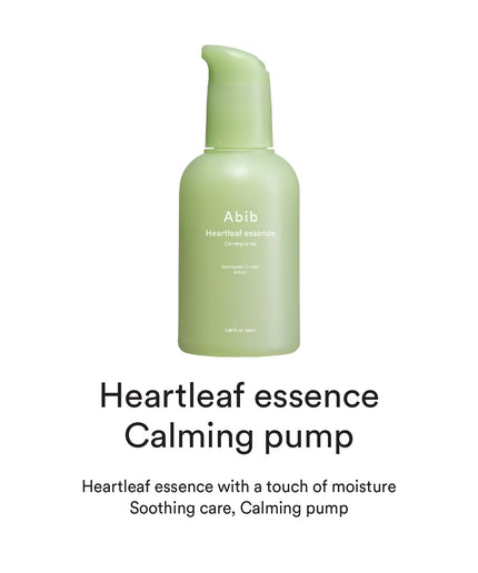 Abib Heartleaf Essence Calming pump 50ml