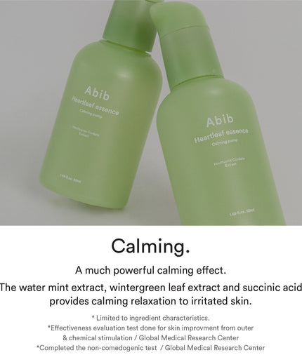 Abib Heartleaf Essence Calming pump 50ml