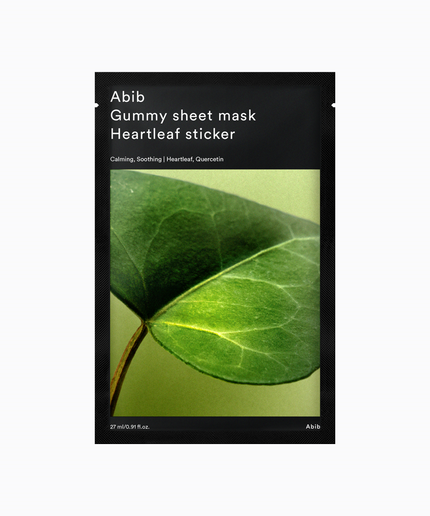 Abib Gummy sheet mask Heartleaf sticker (10pcs)