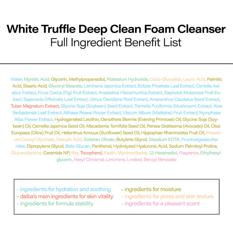 d'Alba White Truffle Deep Clean Foam Cleanser 80 ml