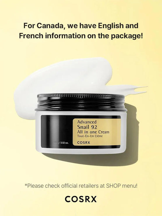 COSRX Advanced Snail 92 All in one Cream 100g