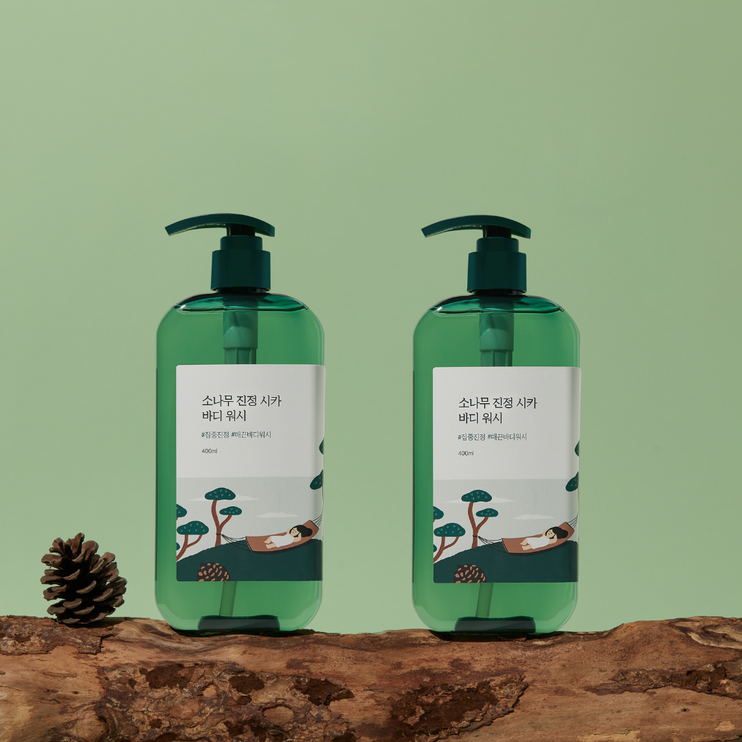 Round Lab Pine Calming Cica Body Wash 400ml