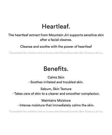 [BF SALE ~11/28] Heartleaf Double cleansing Duo