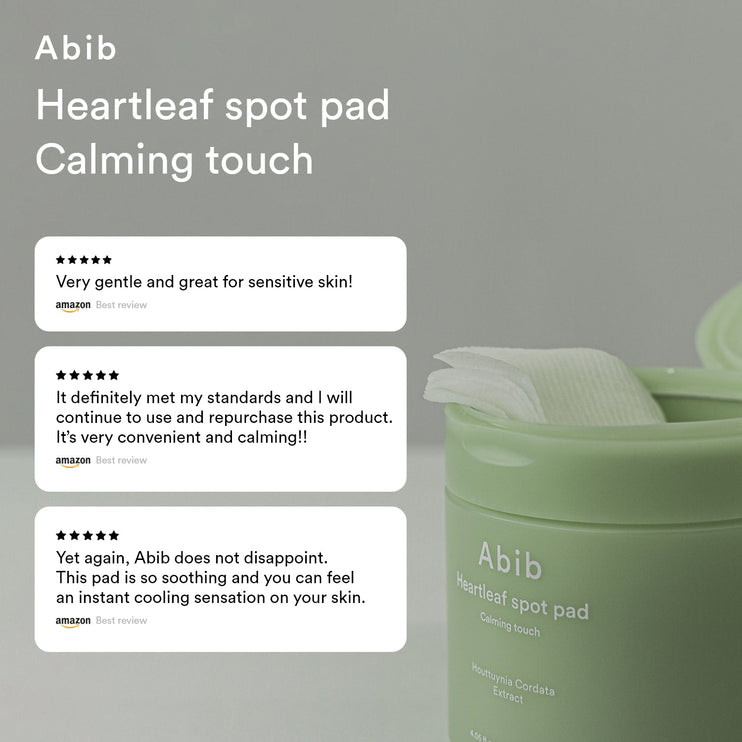 Abib Heartleaf Spot Pad Calming touch 150ml (80 pads)