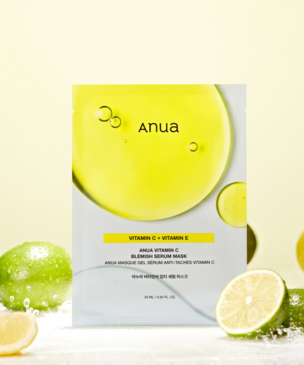 Anua Green Lemon Vita C Blemish Serum Mask (1ea)