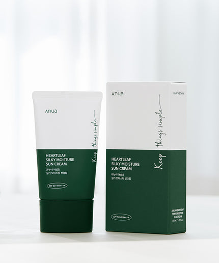 Anua Heartleaf Silky Moisture Sunscreen 50ml