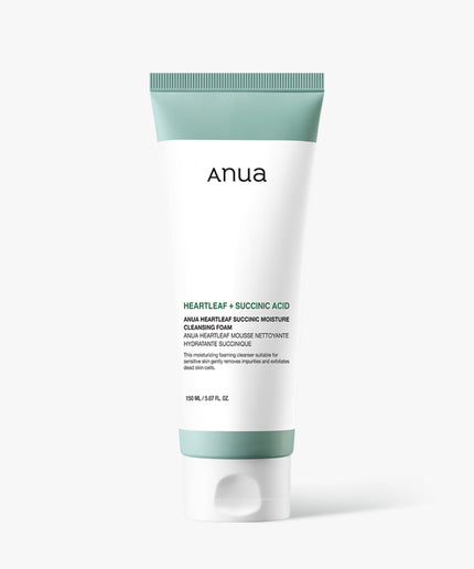 Anua Heartleaf Succinic Moisture Cleansing Foam 150ml