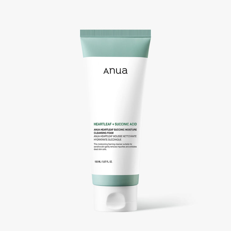 Anua Heartleaf Succinic Moisture Cleansing Foam 150ml