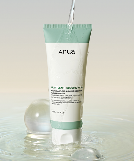 Anua Heartleaf Succinic Moisture Cleansing Foam 150ml