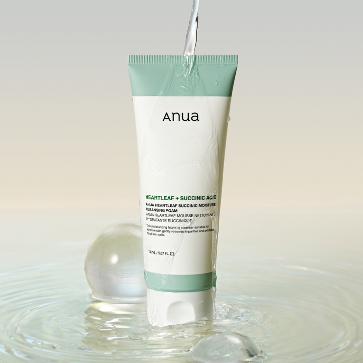 Anua Heartleaf Succinic Moisture Cleansing Foam 150ml