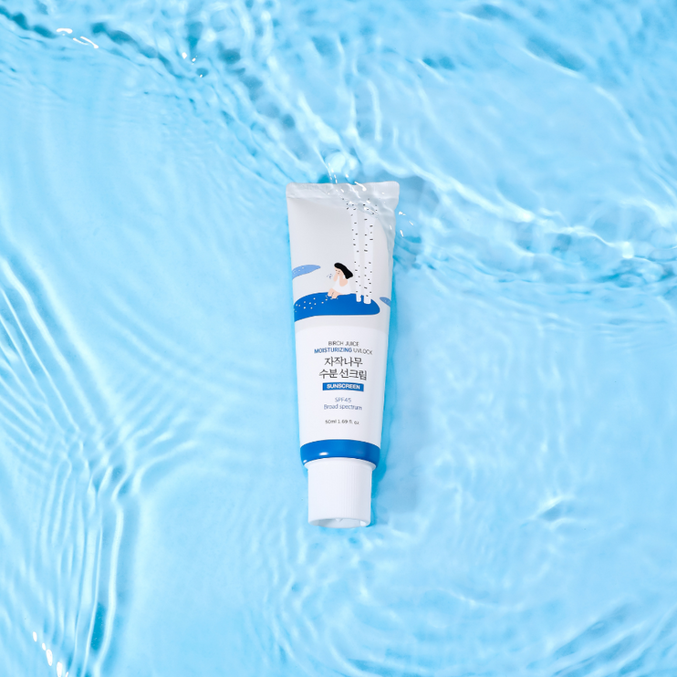 Round Lab Birch Moisturizing Sunscreen UVLock SPF 45+ Broad Spectrum 50ml
