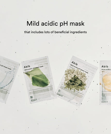 Abib Mild acidic pH sheet mask Jericho rose fit (10pcs)