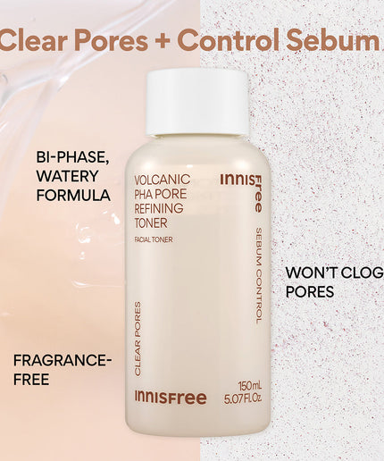 Volcanic PHA Pore Refining Toner