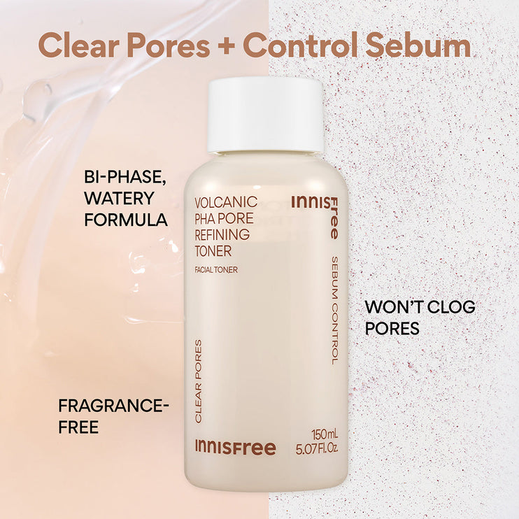 Volcanic PHA Pore Refining Toner