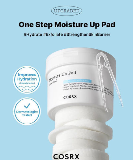 COSRX One Step Moisture Up Pad 70 Sheets