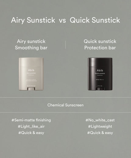 Abib Airy Sunstick Smoothing bar 23g