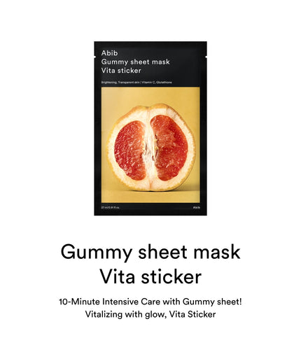 Abib Gummy sheet mask Vita sticker (10pcs)