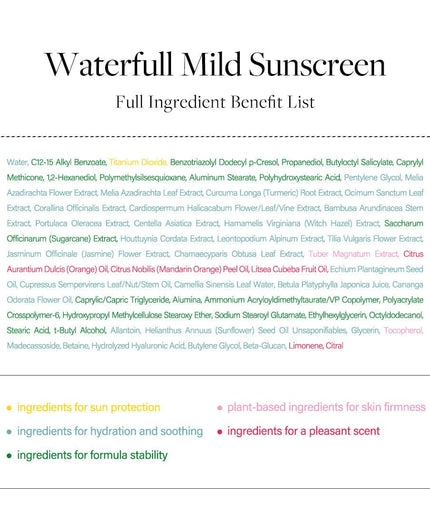 d'Alba Waterfull Mild Sunscreen 50ml