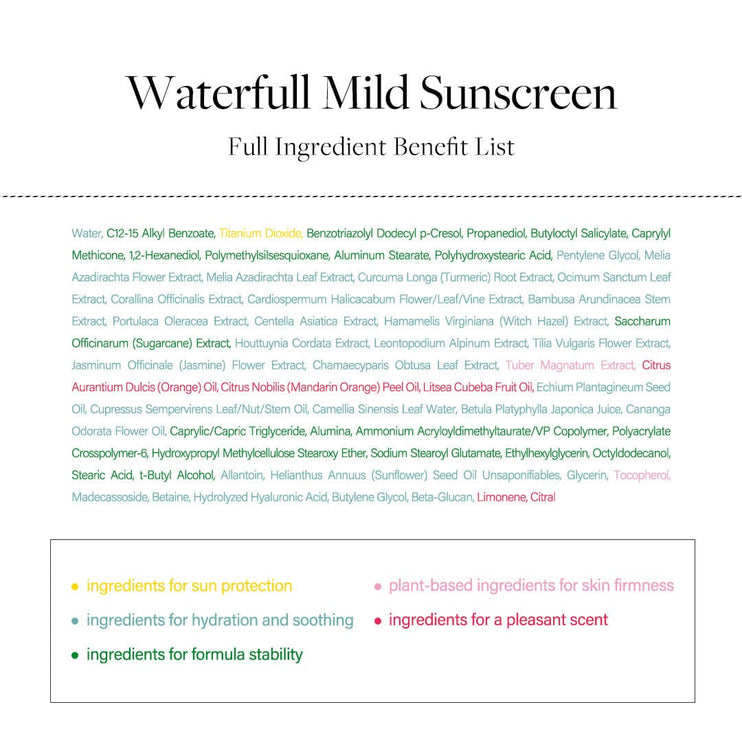 d'Alba Waterfull Mild Sunscreen 50ml