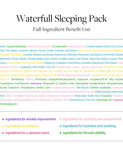 d'Alba Waterfull Vegan Sleeping Pack 4ml*12packs