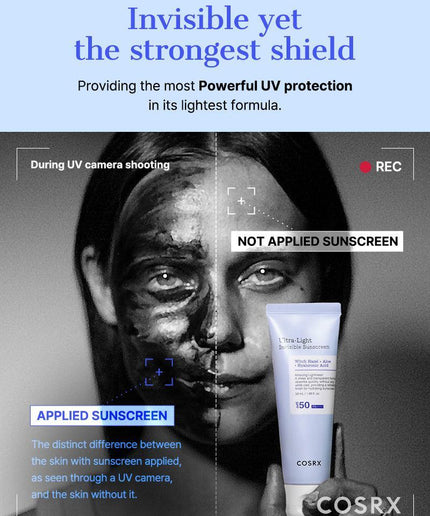 COSRX Ultra-Light Invisible Sunscreen SPF50 PA++++ 50ml