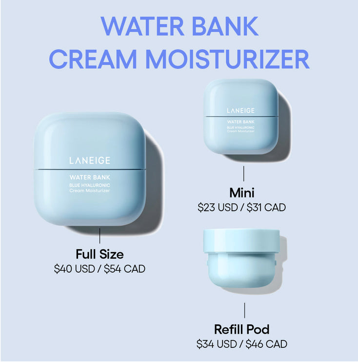 Laneige Water Bank Blue Hyaluronic Cream Moisturizer 50ml