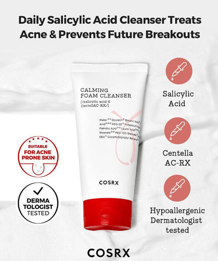 COSRX AC Collection Calming Foam Cleanser 150ml