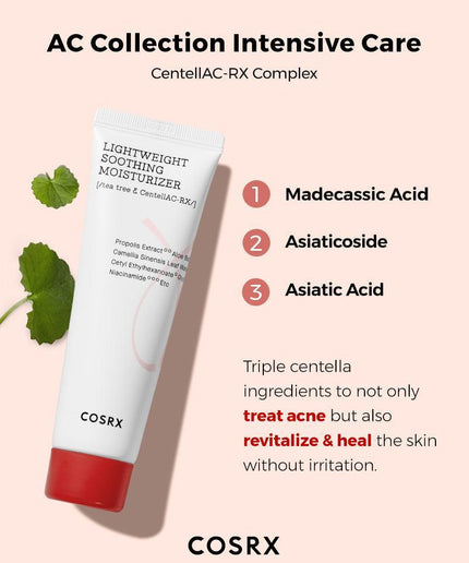 COSRX AC Collection Lightweight Soothing Moisturizer 80ml