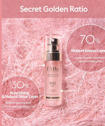 d'Alba Professional Reparing Hair Perfume Serum 50ml