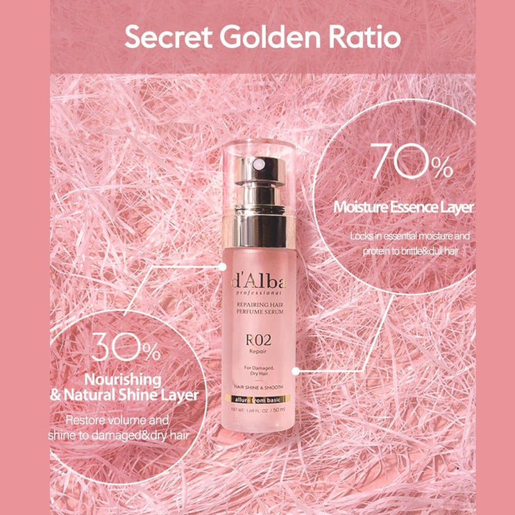 d'Alba Professional Reparing Hair Perfume Serum 50ml