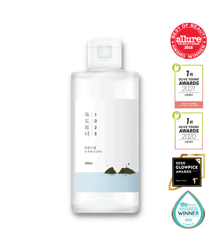 Dokdo Toner 200ml + Pine Cica Ampoule + Birch Cream Bundle + GIFT