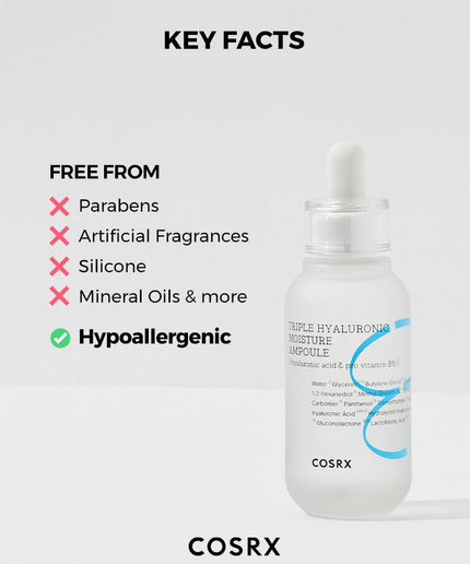 COSRX Hydrium Triple Hyaluronic Moisture Ampoule 40ml