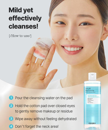 COSRX Low pH Niacinamide Micellar Cleansing Water 400ml