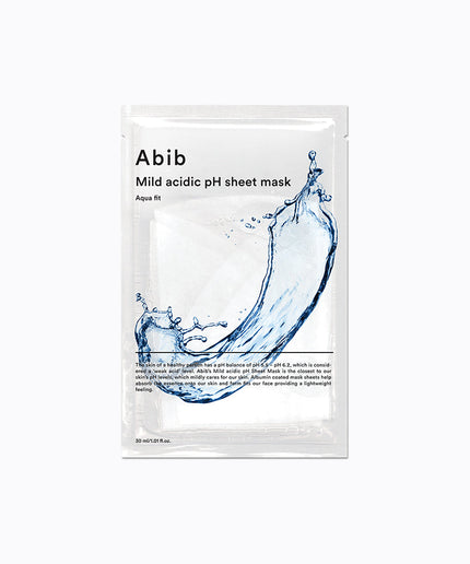 Abib Mild Acidic pH Sheet Mask Aqua fit (10pcs)