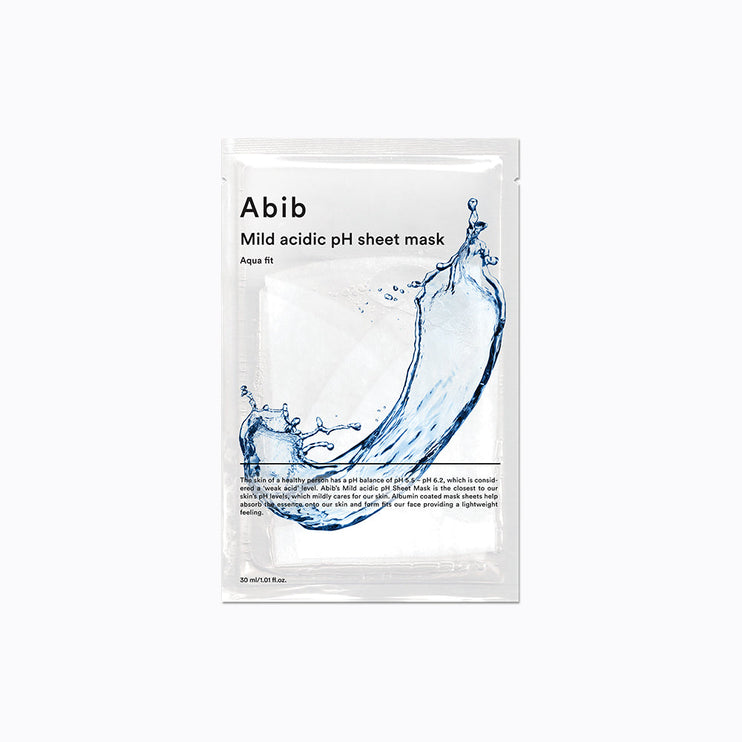 Abib Mild Acidic pH Sheet Mask Aqua fit (10pcs)