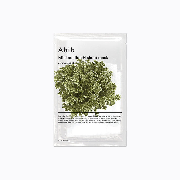 Abib Mild acidic pH sheet mask Jericho rose fit (10pcs)