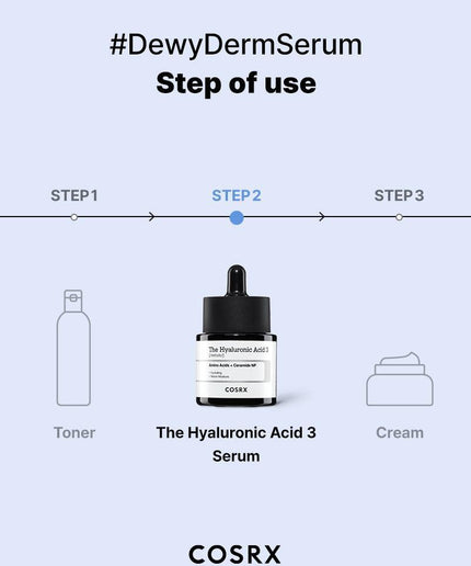 COSRX The Hyaluronic Acid 3 Serum 20ml